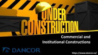 Commercial and Institutional Constructions