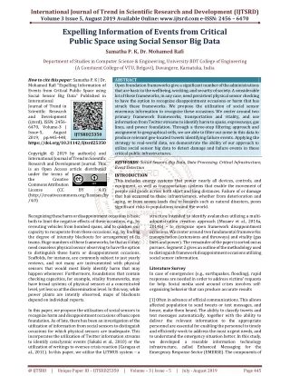 international journal of trend in scientific