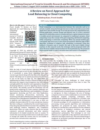 international journal of trend in scientific