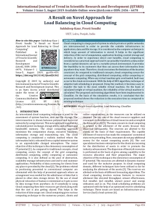 international journal of trend in scientific