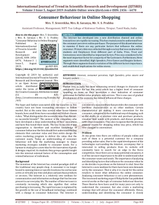 international journal of trend in scientific
