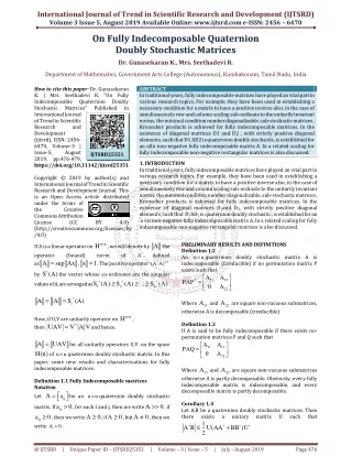 international journal of trend in scientific