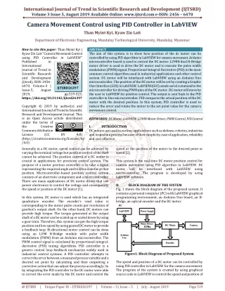 international journal of trend in scientific