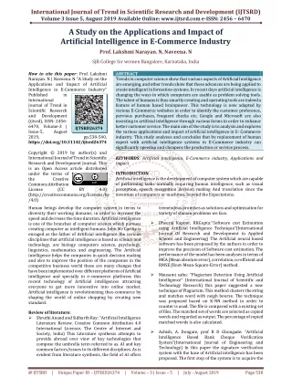 international journal of trend in scientific