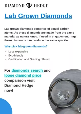 lab grown diamonds