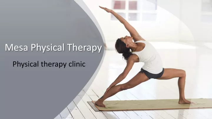 mesa physical therapy