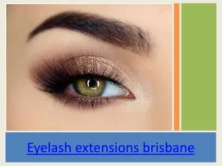 Eyelash extensions brisbane
