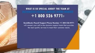 QuickBooks Payroll Support Phone Number  1 800 526 9771