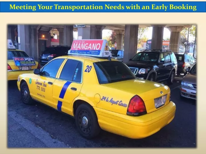 meeting your transportation needs with an early