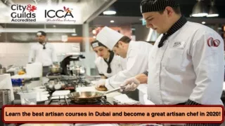 Learn the best artisan courses in Dubai and become a great artisan chef in 2020!