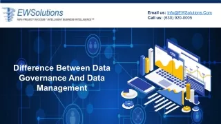Difference Between Data Governance And Data Management