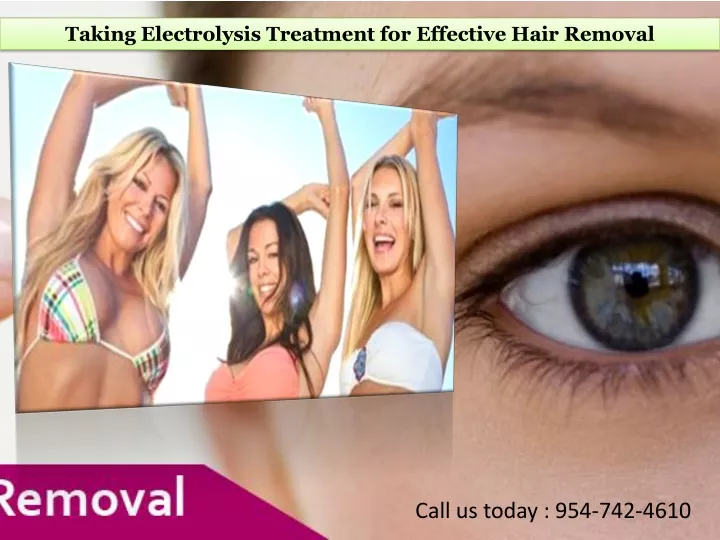 taking electrolysis treatment for effective hair