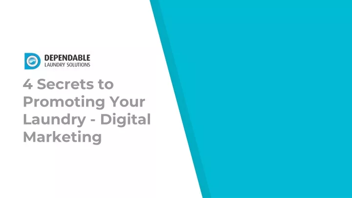 4 secrets to promoting your laundry digital marketing