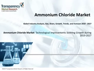 Ammonium Chloride Market Size, Sales, Share and Forecasts by 2027