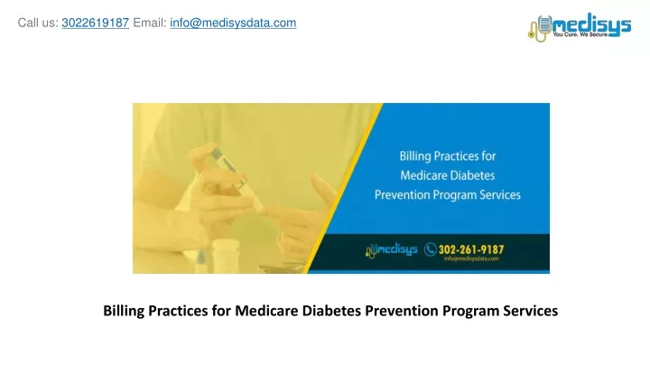 billing practices for medicare diabetes prevention program services