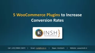 5 WooCommerce Plugins to Increase Conversion Rates
