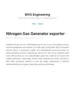 Nitrogen Gas Generator exporter
