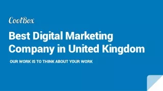 Best Digital Marketing Company in United Kingdom