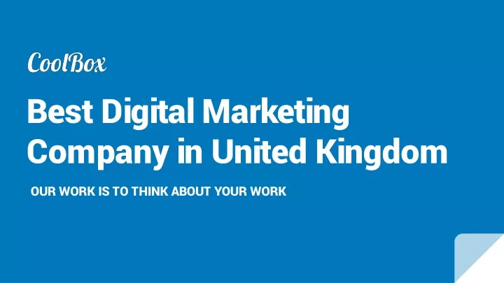 best digital marketing company in united kingdom