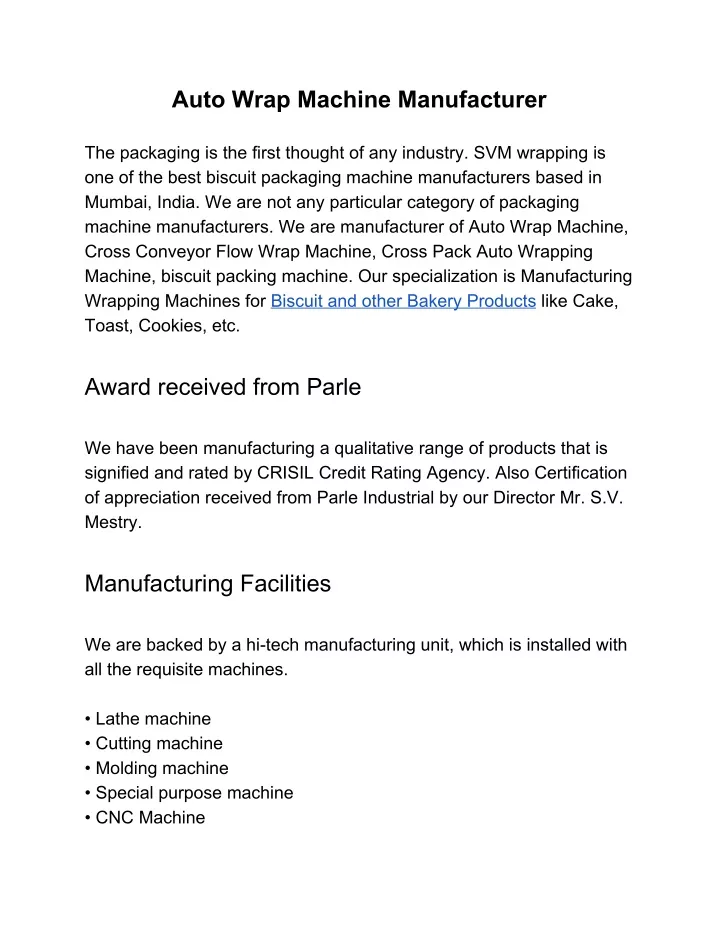 auto wrap machine manufacturer
