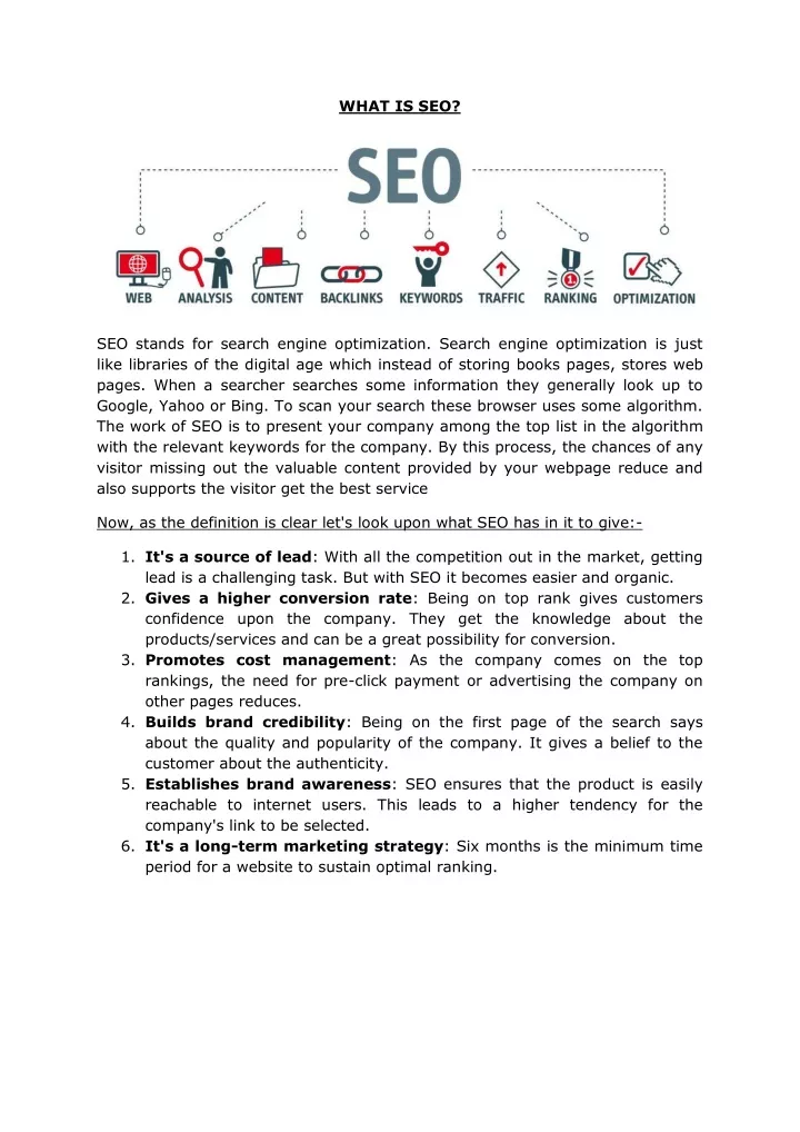 what is seo