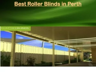 best roller blinds in perth