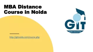 mba distance course in noida