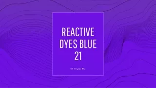 Reactive Dyes Blue 21 | Suyog Biz