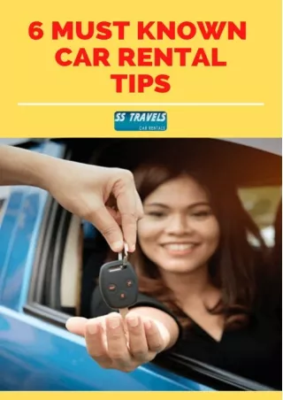 [PDF] 6 Must Known Car Rental Tips