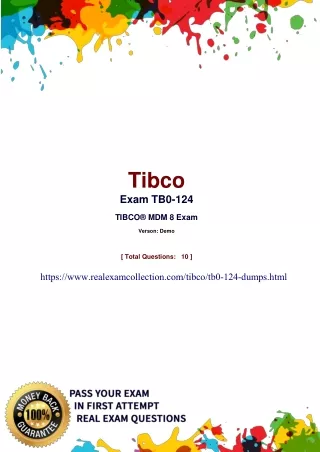 2020 Tibco TB0-124 Exam Questions - TB0-124 Exam Dumps