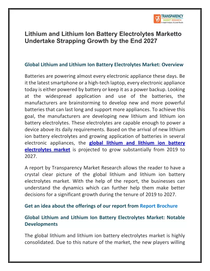 lithium and lithium ion battery electrolytes