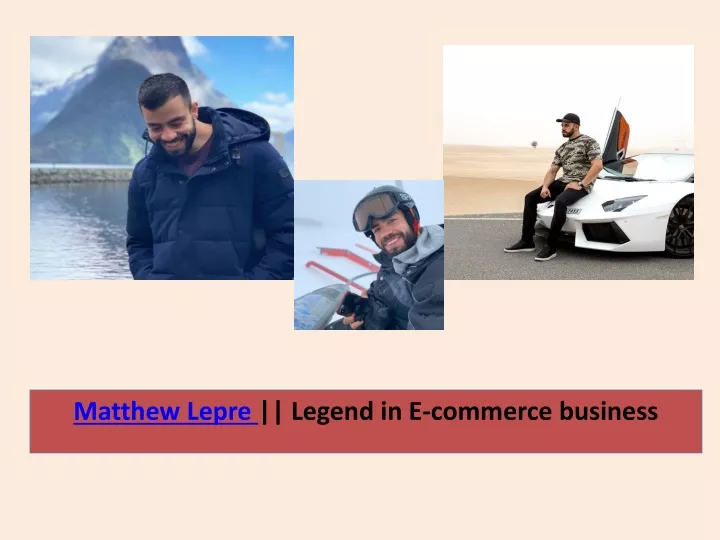 matthew lepre legend in e commerce business