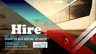 Hire the Most Professional Party Bus Rental Atlanta