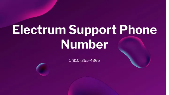 electrum support phone number