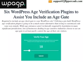 How to Obtain WordPress Age Verification for Ecommerce