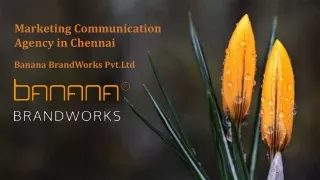 Marketing Communication Agency in Chennai