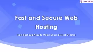 Fast and secure web hosting services in the UK - Hostingly