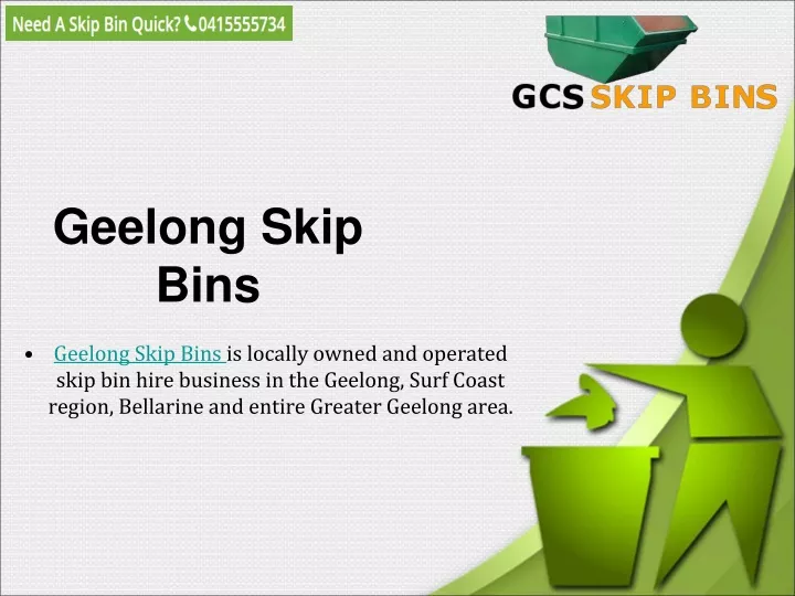 geelong skip bins