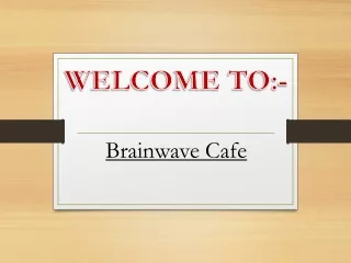 welcome to