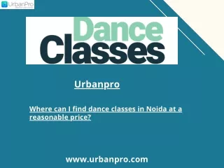 Dance Classes in Noida