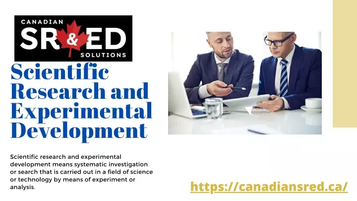 scientific research and experimental development