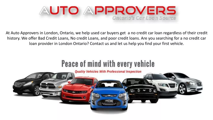 at auto approvers in london ontario we help used