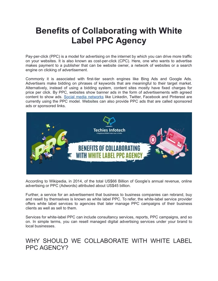 benefits of collaborating with white label