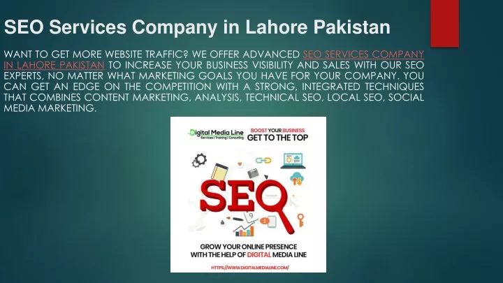 seo services company in lahore pakistan