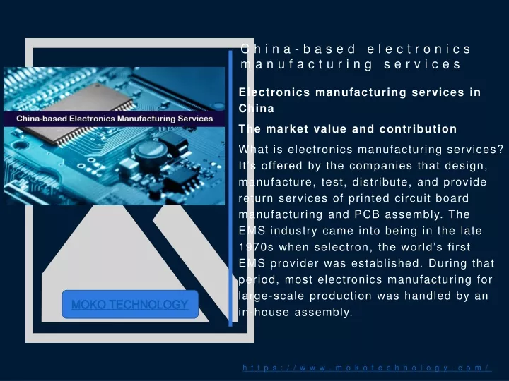 china based electronics manufacturing services