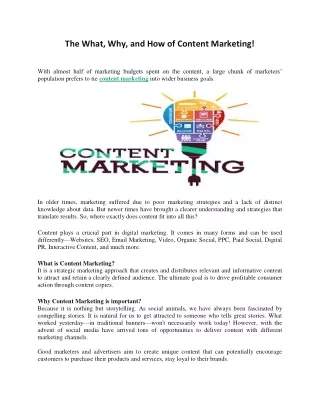 Content Marketing Training Institute in Noida - Traininglobe