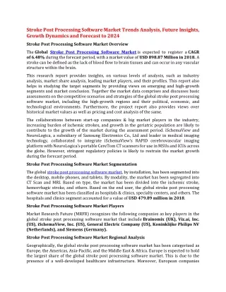 stroke post processing software market trends