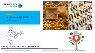 Jewelry Franchise business Opportunity