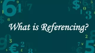 what is referencing