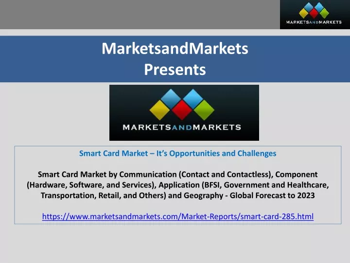 marketsandmarkets presents